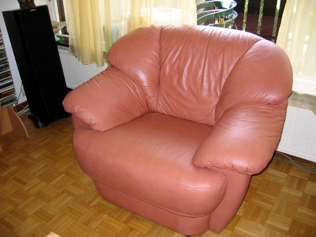 Fauteuil cuir